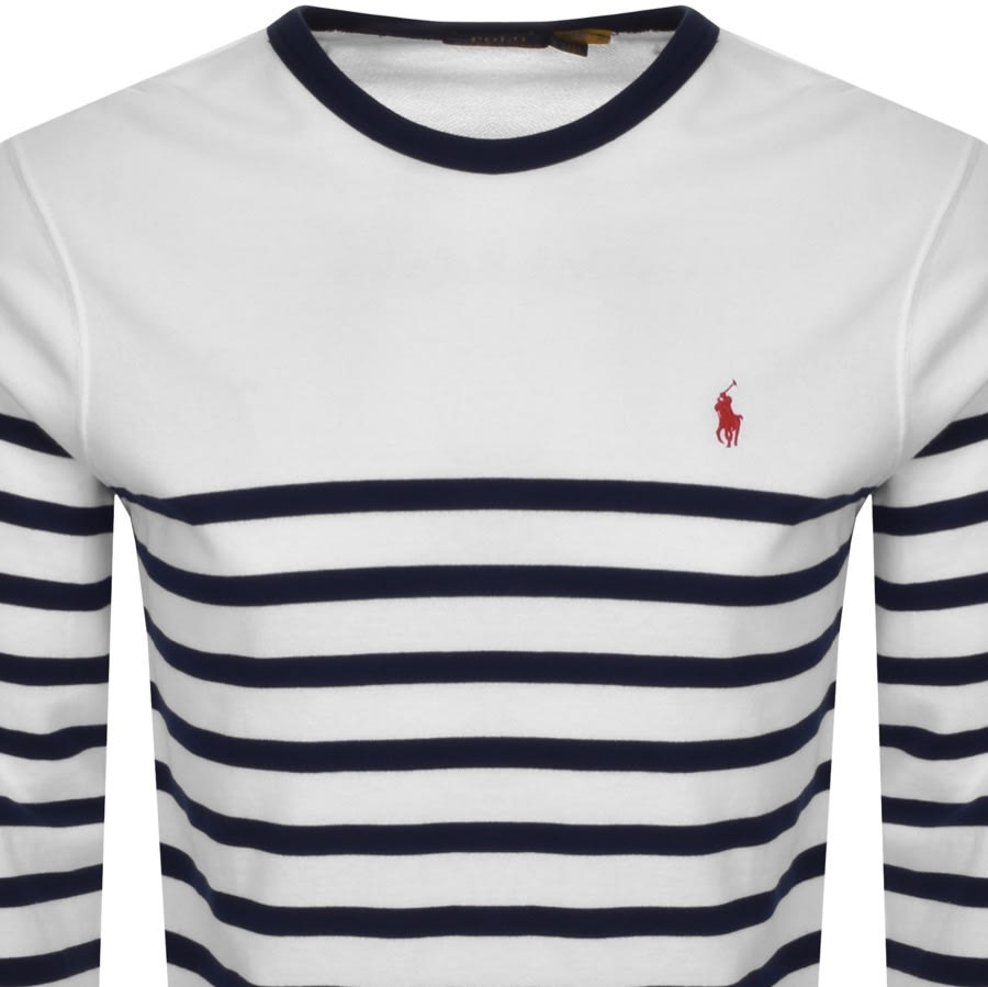 Alternative Image for ProductRalph Lauren Crew Neck Sweatshirt White2